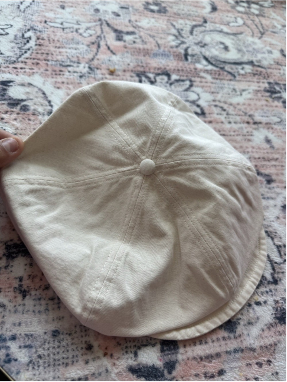 BRAND NEW Rare To Find White Ranger Vintage Newsboy Cap USA SHIP - Picture 5 of 5